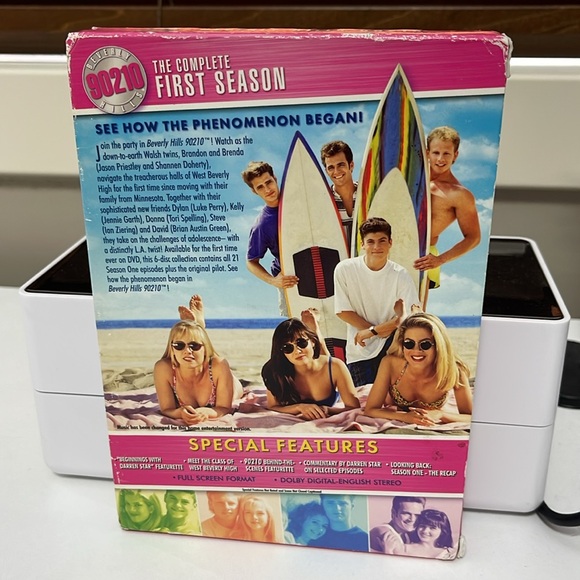 BEVERLY HILLS 90210 DVD The Complete First Season 6 Disks - Picture 2 of 9